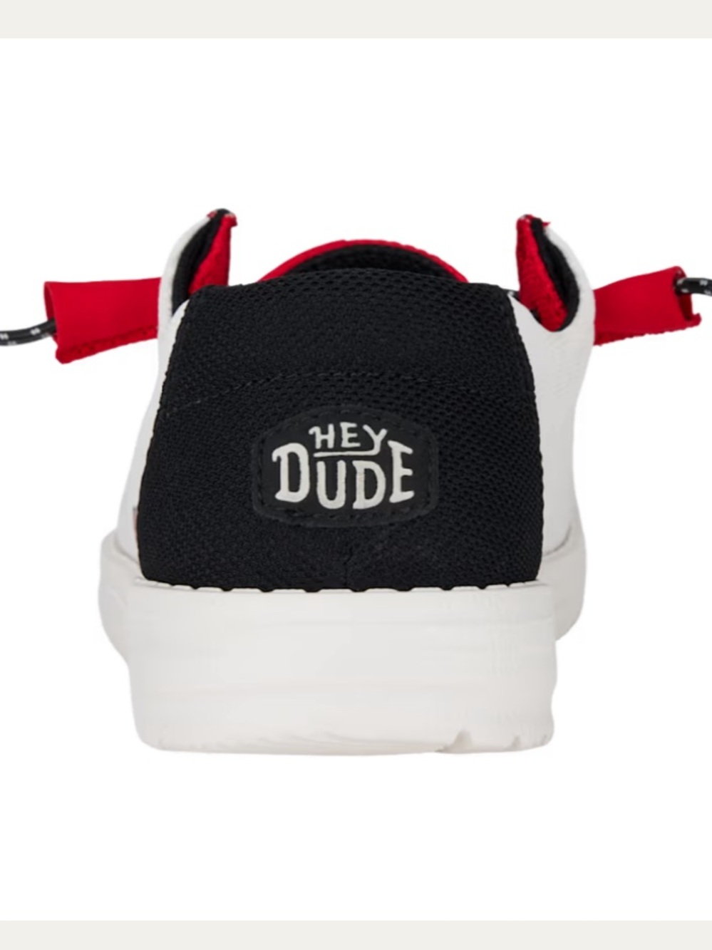 Hey Dude Wendy Louisville Cardinals Women's Red, White & Black Slip-On Loafers - Picture 5 of 11